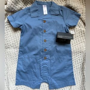 Baby Boy’s NWT Modern Moments by Gerber All-In-One; Blue; Size 12 mos.